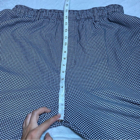 Mercer Culinary Chef Pants Houndstooth 1X Wide Leg with Pockets Loose Fit Baggy - Picture 8 of 14
